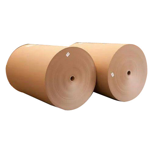 Imported Brown Kraft Paper - Virgin Fiber, Thickness 0.76 - 0.81 mm, Brown Color | Anti-Curl Feature, Plain Pattern - Ideal for Eco-Friendly Packaging and Crafts
