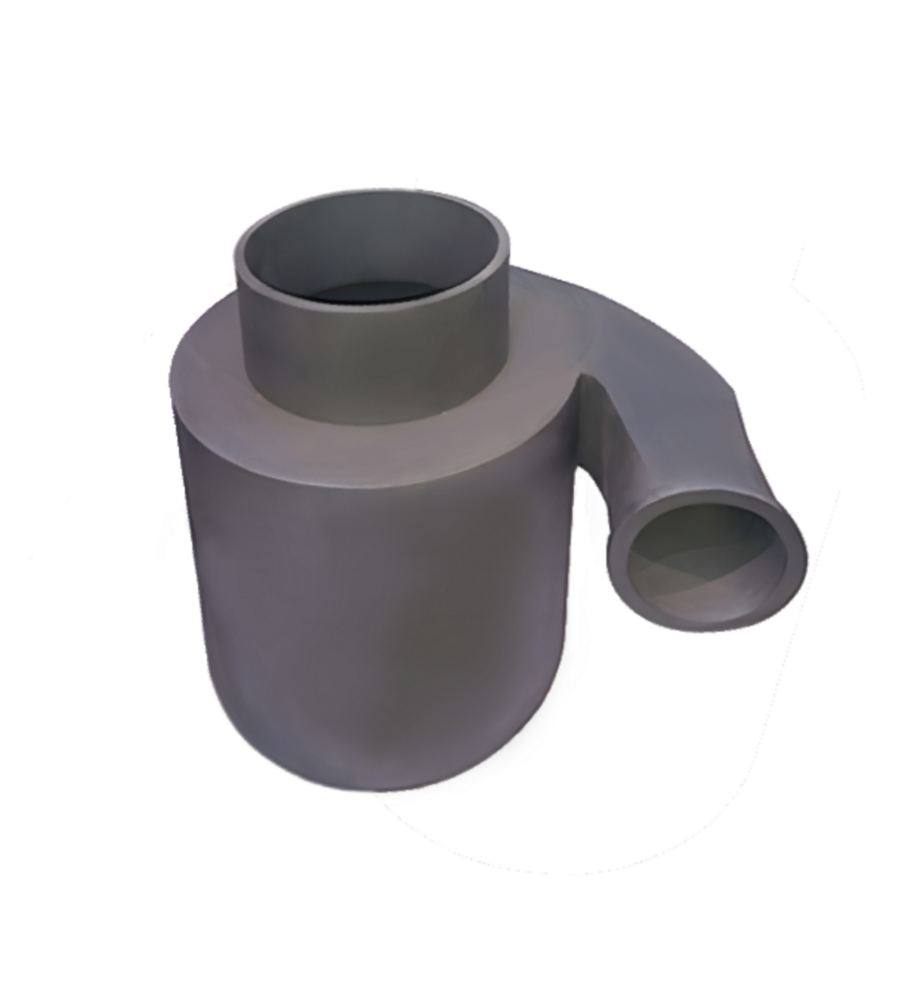SiC SiSiC RBSiC Wear Resistant Lining Tube