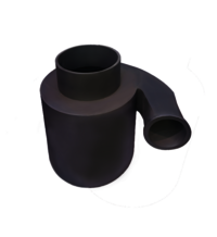 SiC SiSiC RBSiC Wear Resistant Lining Tube