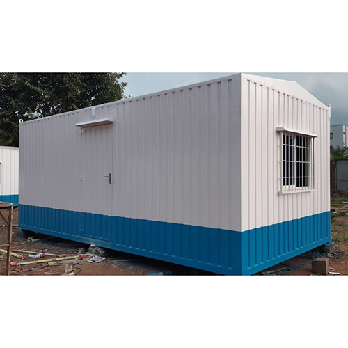 Modular Portable Office Cabin - Color: White