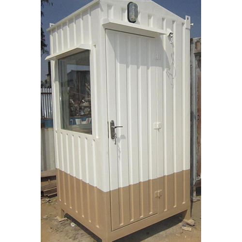 Portable Security Cabin - Color: White