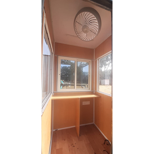 Portable Security Cabin - Color: White