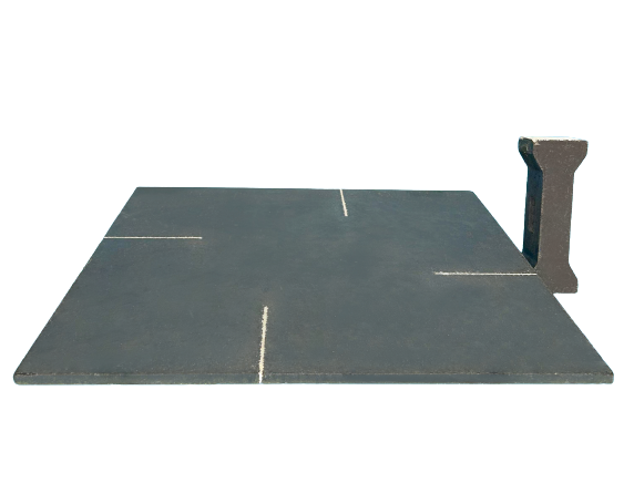 Silicon Carbide Sic(osic) Posts/ Pillars/ Props/ Columns/ Supports - Color: Grey Black To Black.