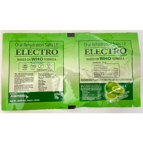 Oral Rehydration Salts IP Pouches