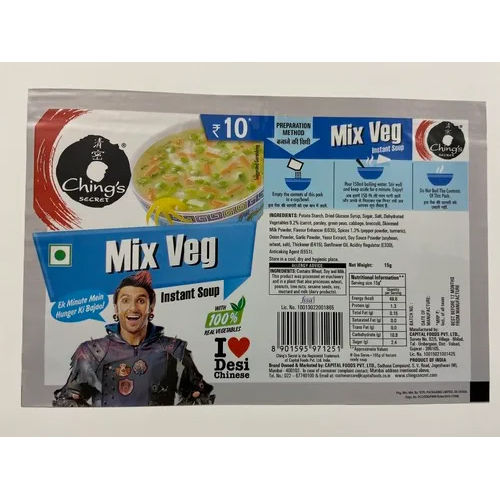 Chings Mix Veg Soup Pouches - Color: Different Available