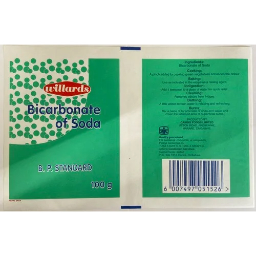 Bicarbonate Soda Pouches