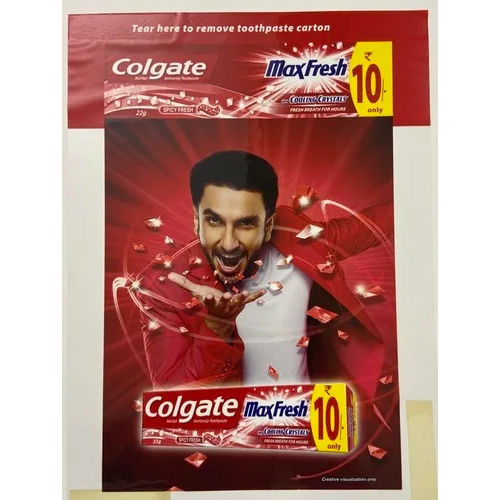 Tooth Paste Packaging Pouches - Color: Different Available