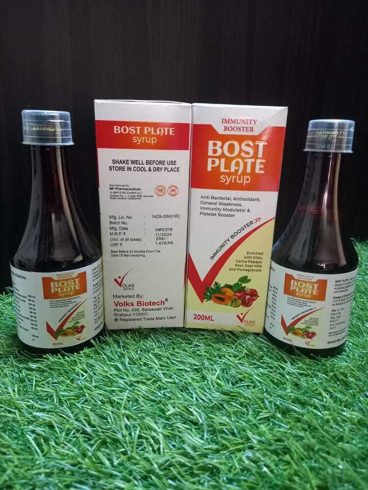 Bost Plate Syrup - Drug Type: General Medicines