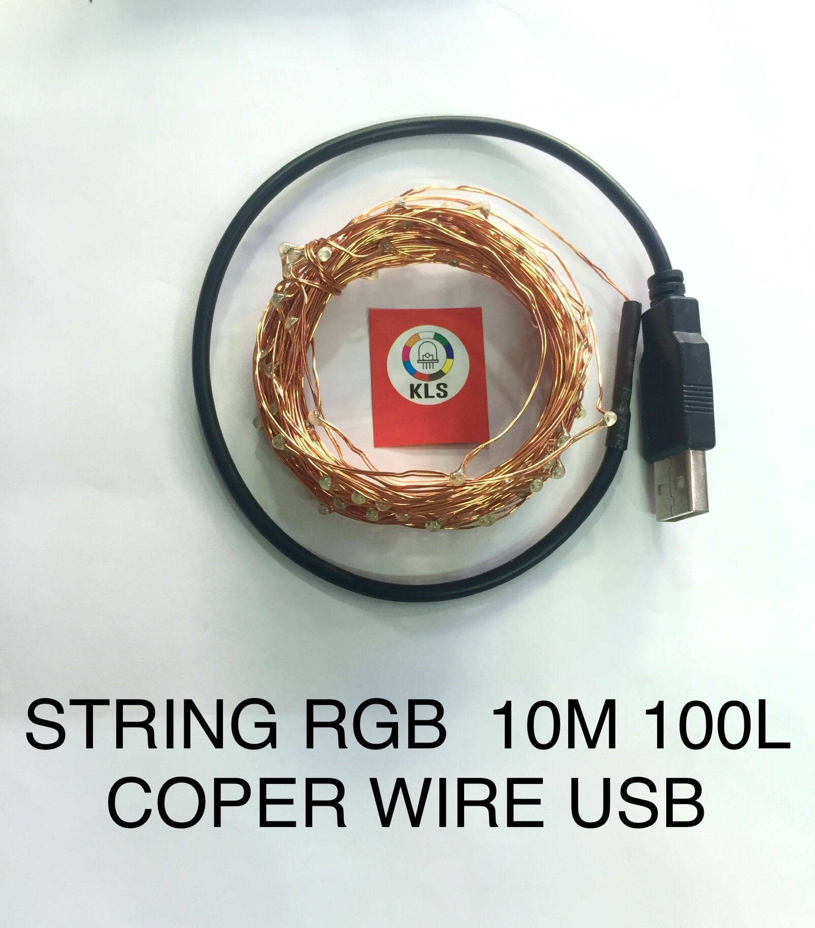 STRING RGB 10M 100LED RGB