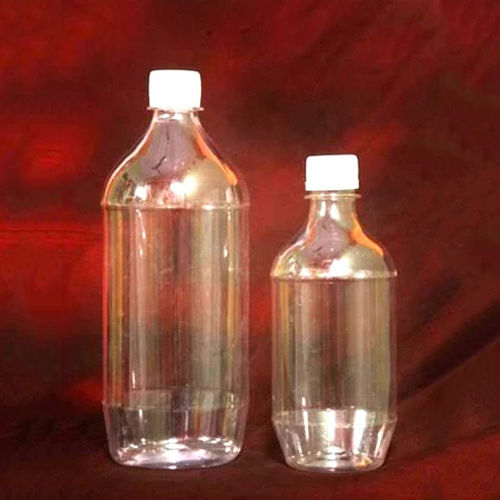 Transparent Phenyl Plastic Bottle - Color: White