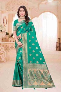 Parvati Multicolor Rapier Silk Saree -25846