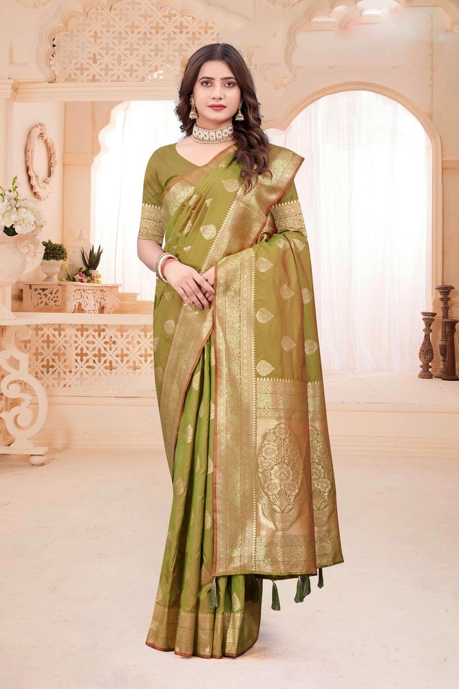 Parvati Multicolor Rapier Silk Saree -25846