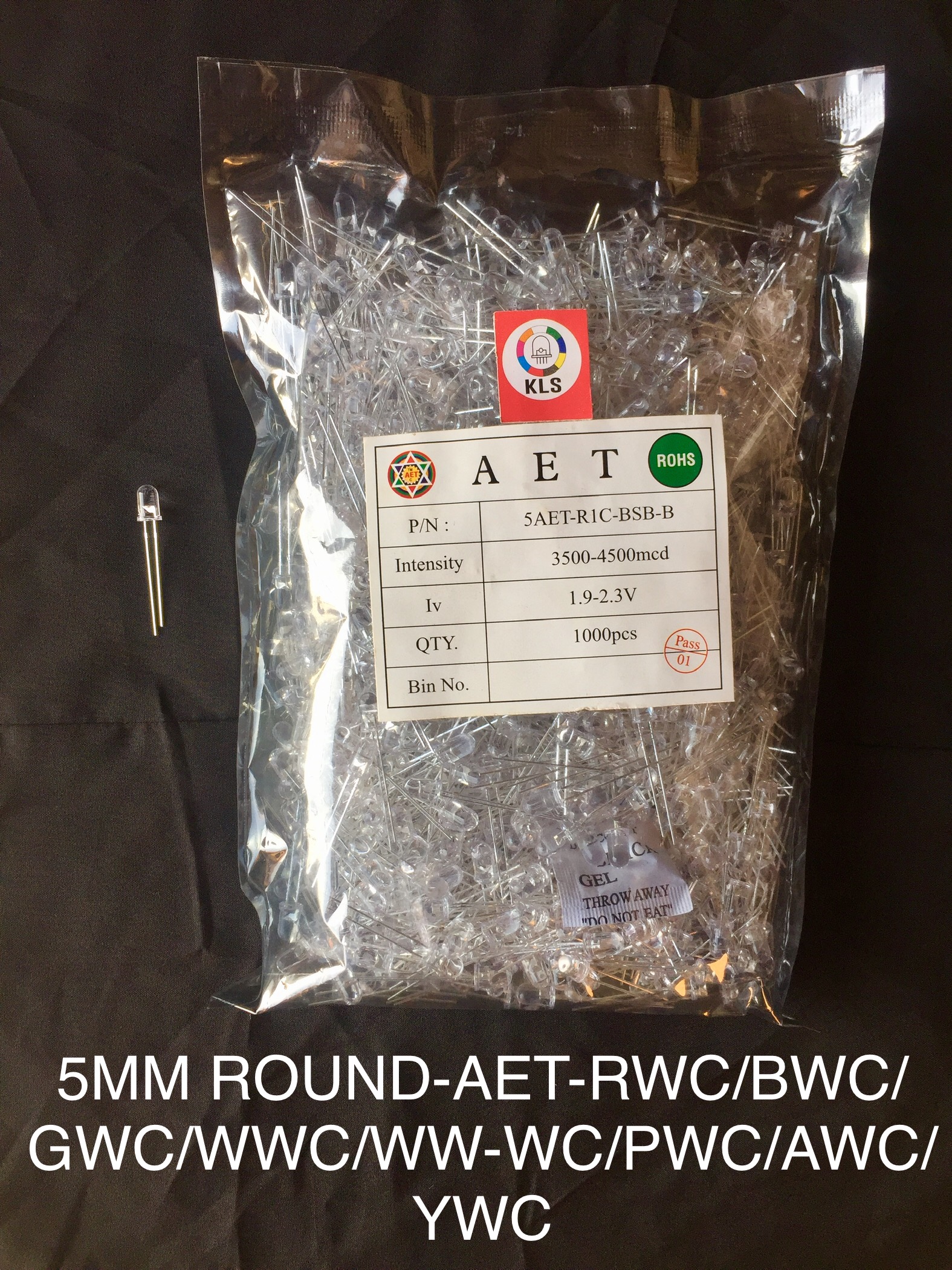 5mm Led - Durable Round Dome And Oval Shapes, 2v/3v Rated Voltage | Multicolor Options Including Rgb, Warm White, And Pink
