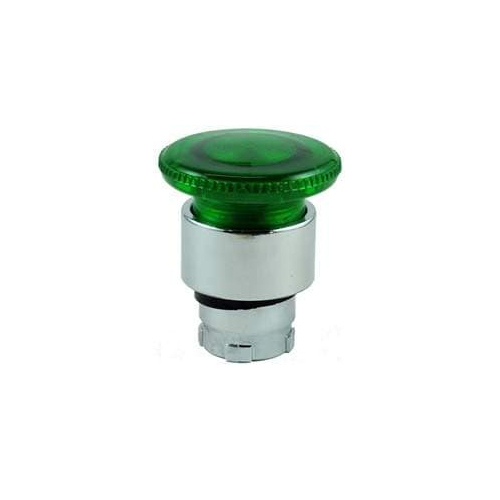 Mushroom Push Button - Color: Black And Green