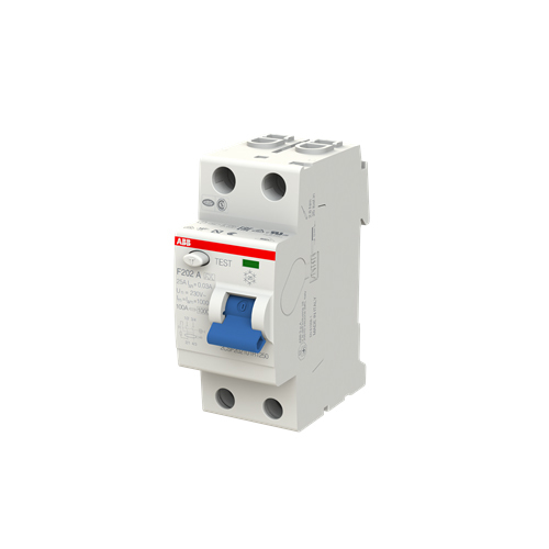 ABB F202 A-25-0-03 अवशिष्ट धारा सर्किट ब्रेकर