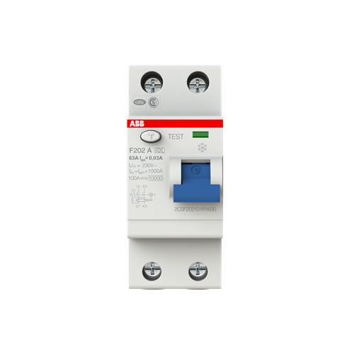 ABB F202 A-63-0-03 Residual Current Circuit Breaker