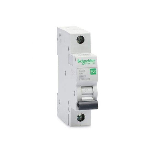 Electric Easy9 1P 16A C 6000A 240V Mcb - Color: White