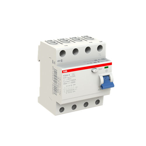 Abb F204 A-63-0-03 Residual Current Circuit Breaker - Color: White