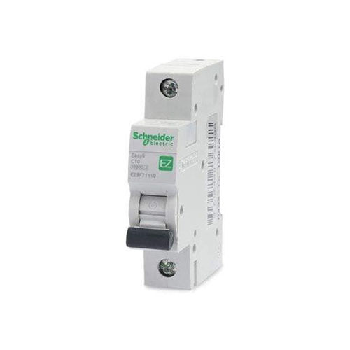 Electric Easy9 1P 10A C 10000A 240V Mcb - Color: White