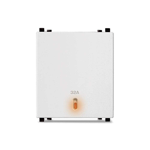 32A 2 Module Full Flat Double Pole Switch