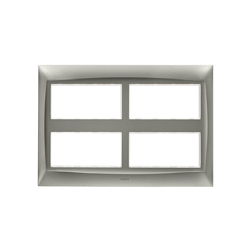 Legrand Britzy 673519 - 16M Herb Beige Plate And Frame - Color: White