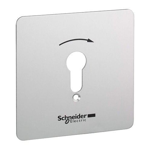 Xap-S - Lock Schneider Electric Front Plate For Vandal Resistant Control Station - Color: Silver