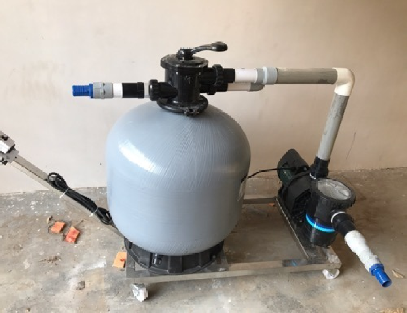 Swimming Pool Filter - Color: Brown
