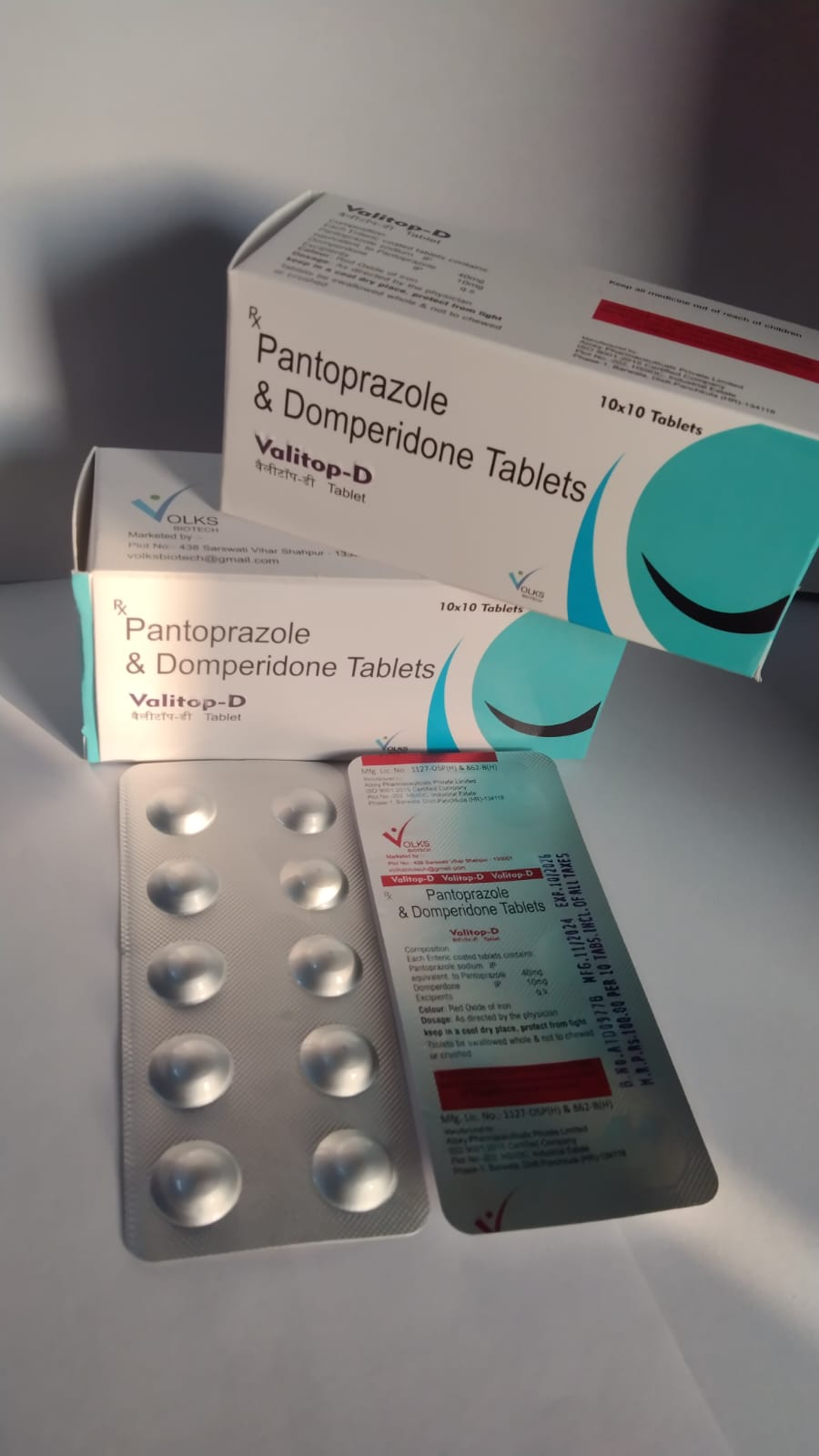 Pantoprazole 40Mg + Domperidone 10Mg Tablet