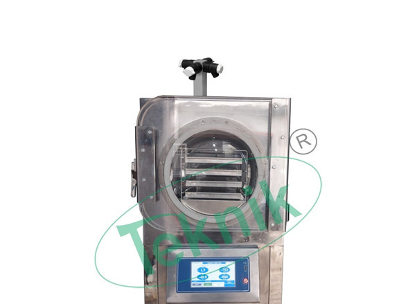 Tabletop Freeze Dryer Lyophilizer - Stainless Steel 4l Ice Holding Capacity | User-friendly Interface Customizable Thermal Profiles 7 Cfm Oil-free Pump