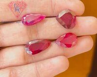 Natural Ruby Gemstone Handmade Faceted Cut Loose Stone