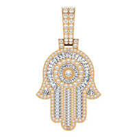 Moissanite Diamond Pendant - Diamond Clarity: I1