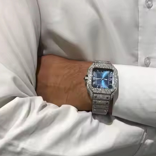 Mens Lab Grown Diamond Watch