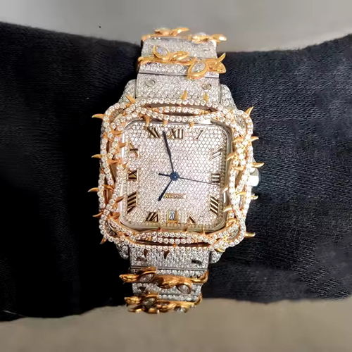 Mens Lab Grown Diamond Watch