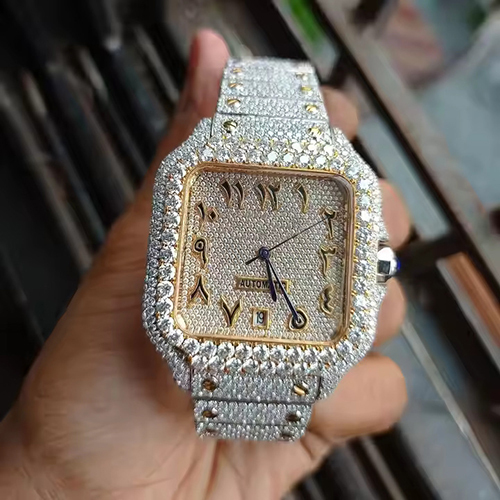 Mens Lab Grown Diamond Watch