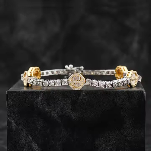 Moissanite Diamond Hiphop Bracelet