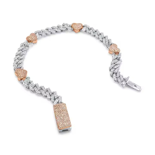 Moissanite Diamond Hiphop Bracelet