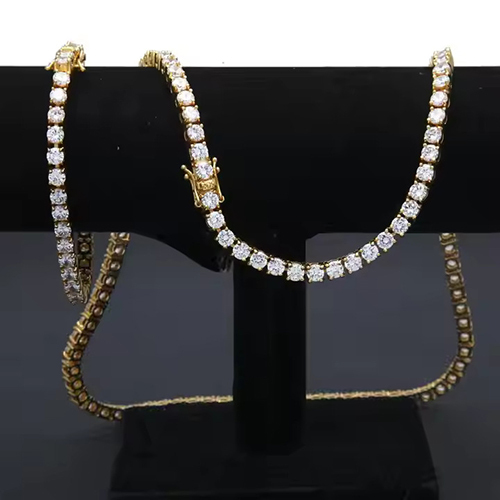 Moissanite Diamond Tennis Chain