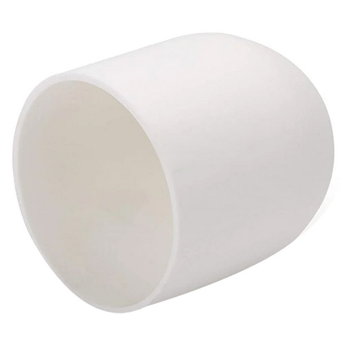 1750 Degree C-100 Ml Alumina Crucible - Color: White