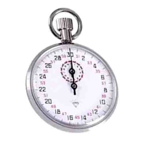 Ms-1045 Diamond Mechanical Stopwatch - Color: White