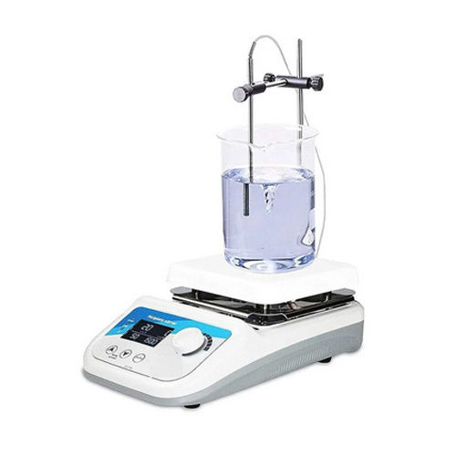 2 Litres Digital Magnetic Stirrer With Hotplate - Color: White