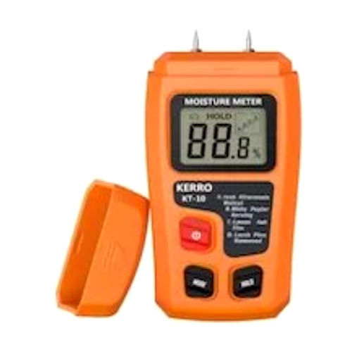 Kt-10 Moisture Meter Digital Device - Color: Orange