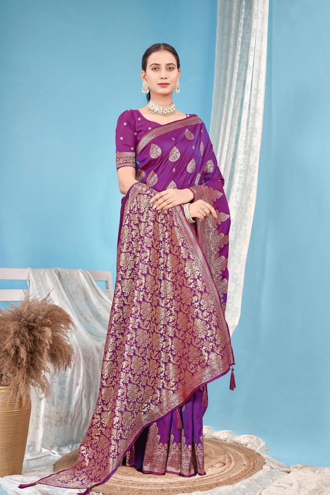 Parvati Multicolor Rapier Silk Saree -25829