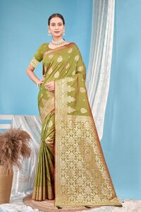 Parvati Multicolor Rapier Silk Saree -25829