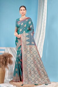 Parvati Multicolor Rapier Silk Saree -25829