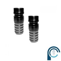 Straight Through Hose Adapter - Stainless Steel, 0.25 To 2.0 Inches | Unrestricted Flow Design, Corrosion Resistant, Precision Fit