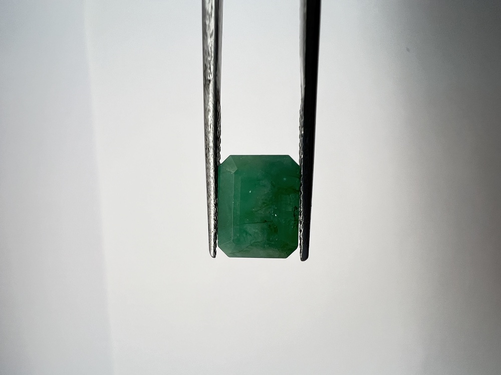 Natural Emerald - 3.25 Ct Octagon Gemstone 100% Handmade Green Beauty