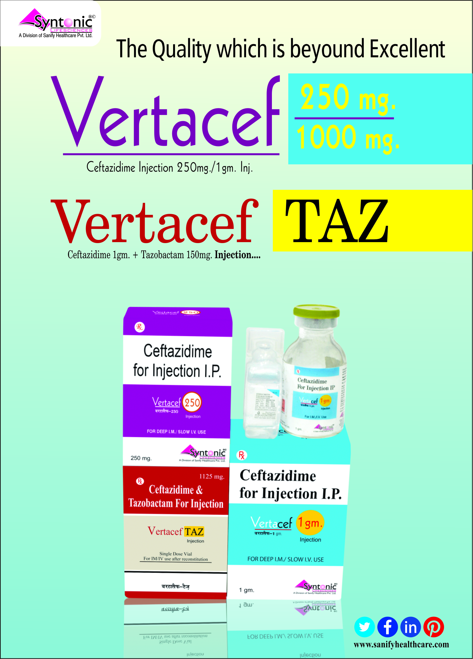 Ceftazidime 1000mg