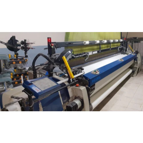 Optimax Picanol Rapier Weaving Loom - Color: Blue