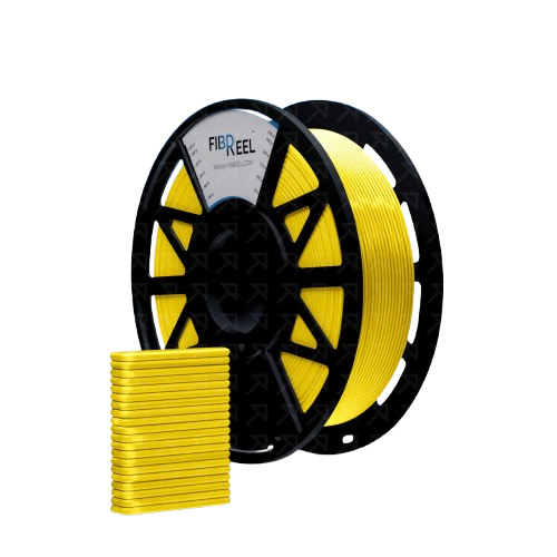 Yellow Premium Fab Silk PLA 3D Printing Filaments