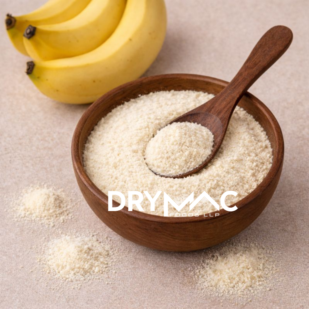 Spray Dried Banana Powder - White Powder, 12 Month Shelf Life | Ideal for Beverage Premixes, Health Foods, Bakery, Baby Foods, and Jellies